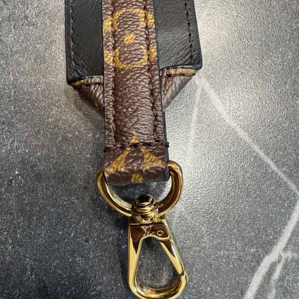 Louis Vuitton Bandouliere Monogram and Black Bag Strap